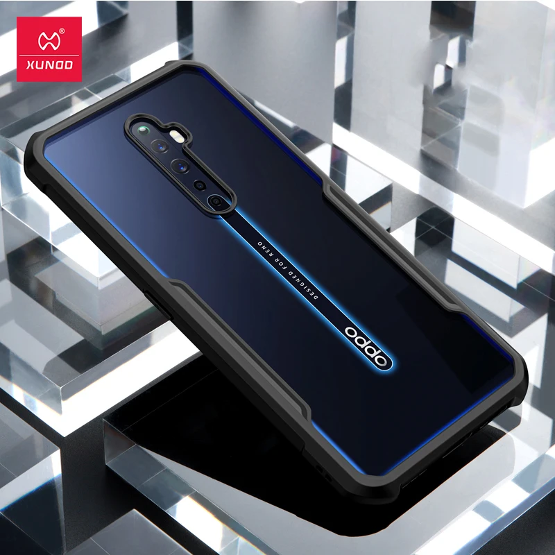 Xundd чехол для OPPO Reno2 F противоударный Прозрачный телефона Защитные подушки