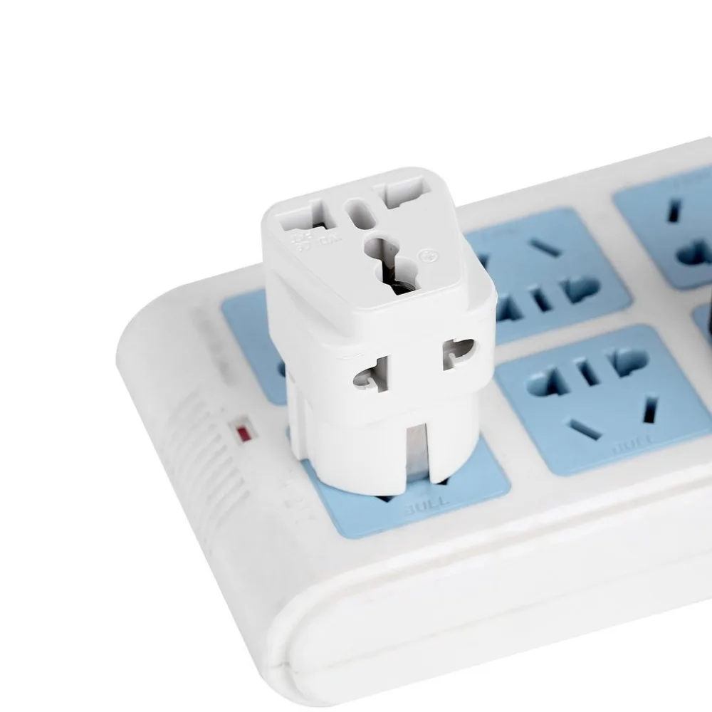 

EU Standard Power Plug Adapter Travel Converter Australia UK USA EU Converter White Small Compact and Lightweight 100-240V
