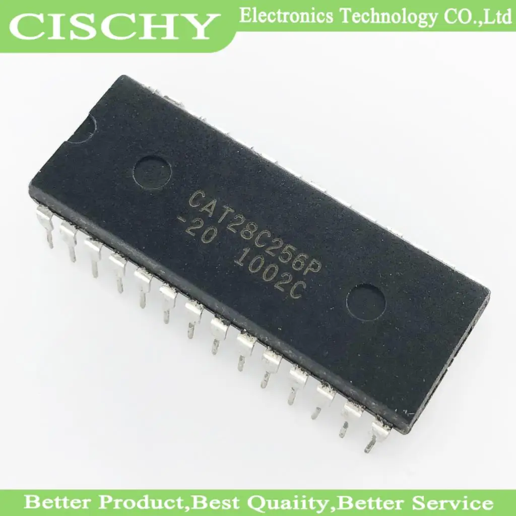 

2pcs/lot CAT28C256P-20 CAT28C256P-90 28C256 DIP-28