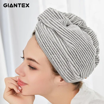 

GIANTEX StripeTowels Bathroom Microfiber Towel Rapid drying Hair Towel Bath Towels For Adults toallas microfibra toalha de banho