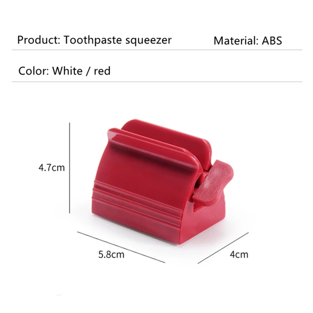 Nuovo dentifricio multifunzione spremiagrumi spremiagrumi manuale dentifricio facile Dispenser di plastica portatile set di accessori per il bagno 5