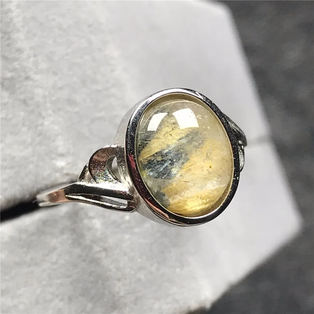 Gold Rutilated Quartz Ring (137)