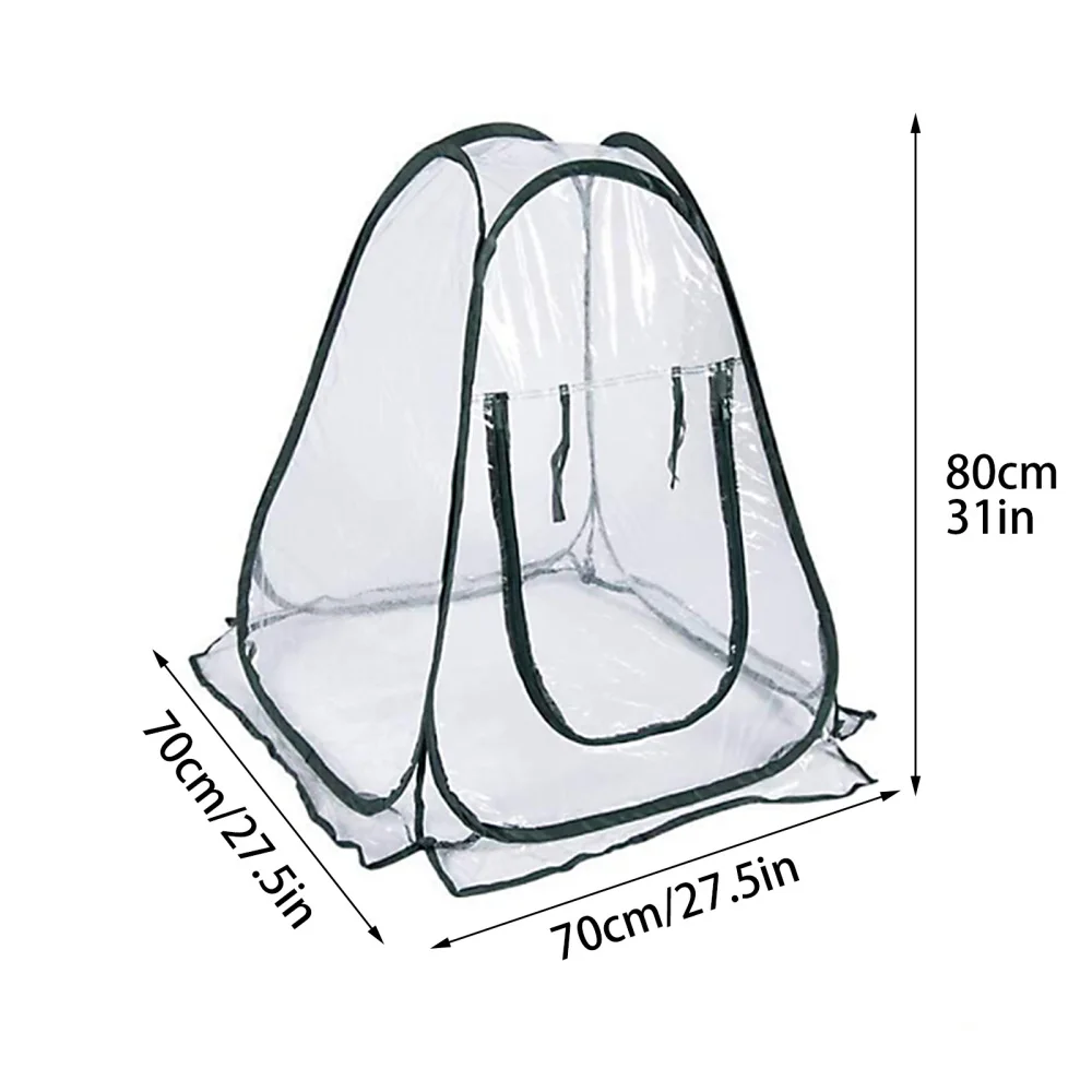 With 4 Ground Nails Flower And Grass Warm Cover Portable Mini Greenhouse New Resistant Garden For Plant Outdoors Indoor Foldable