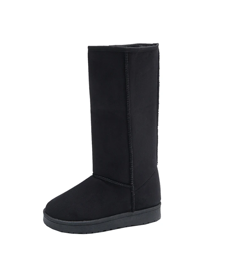 Foreign Trade Europe  America Classic Snow Boot Women Gaotong Snow Boots Female Russia 33 Centimeters Height Boots 41 Yards Code