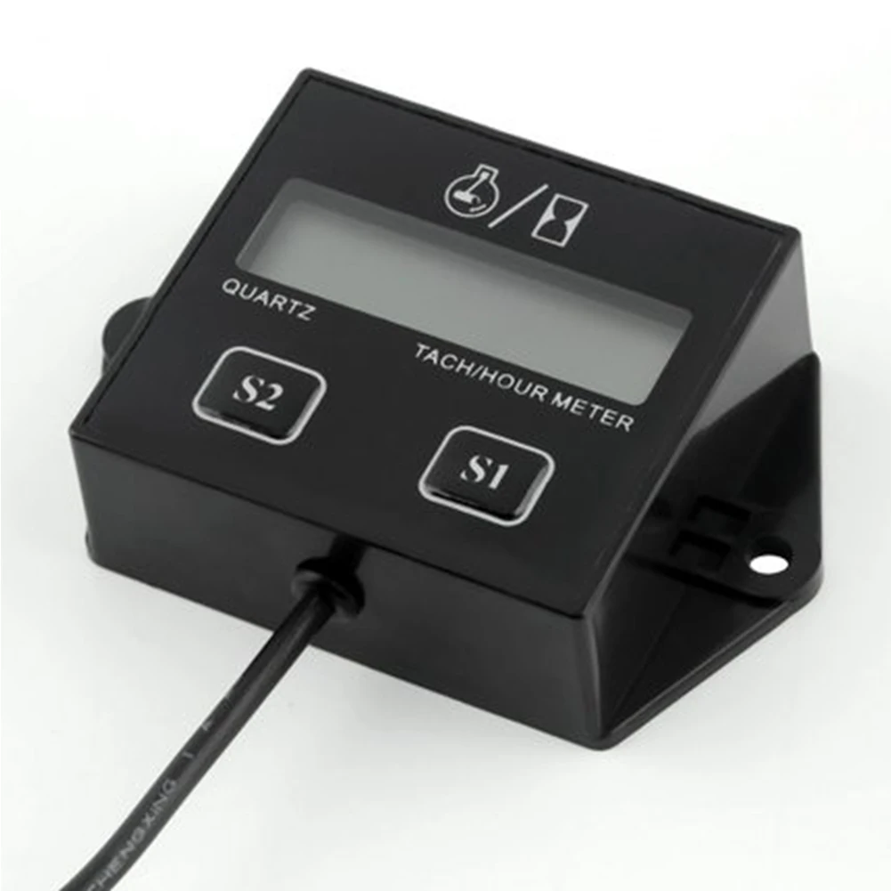 Lcd гонка цифровой RPM Tach счетчик часов Тахометр Датчик для мотоцикла