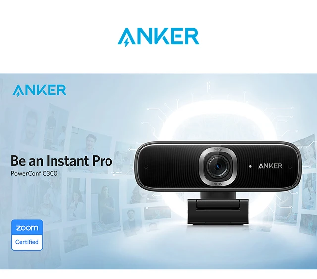 Anker powerconf c300スマートカメラ,フルHDウェブカメラ,プログラム ...