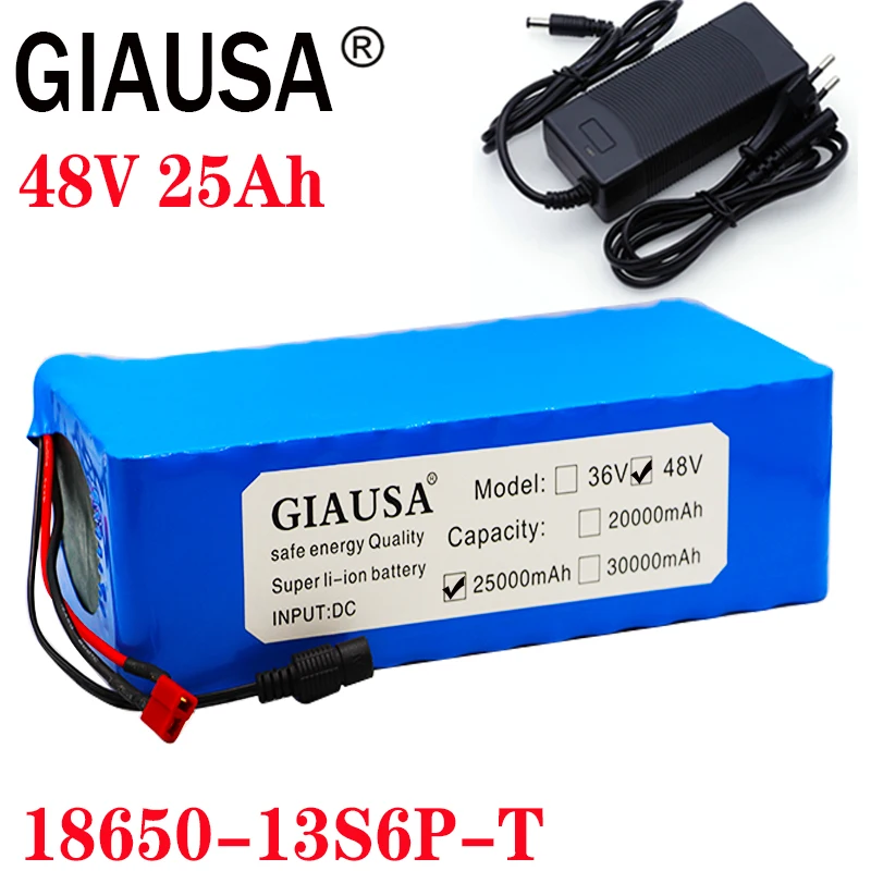Литиевый аккумулятор GIAUSA 48 в 25 Ач 13s6p 30 2000 Вт батарея для электрического