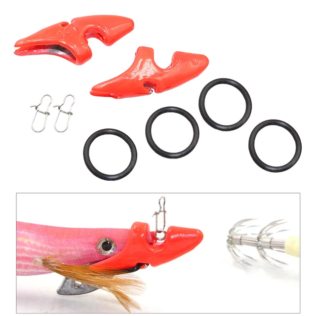 2x Fishing Squid Jig Lead EGI Sinker Wooden Shrimp Tip Head Weights Jig  Lure Baits Weight, Angler Fishing Gear Weights