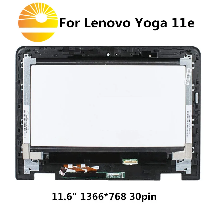 11," ЖК-экран для lenovo Thinkpad Yoga 11e 00HM247 Chromebook, ЖК-дисплей в сборе, дигитайзер с рамкой