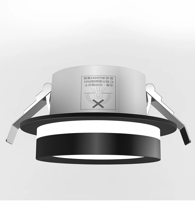 Chrome Round Recessed LED Ceiling Light 7