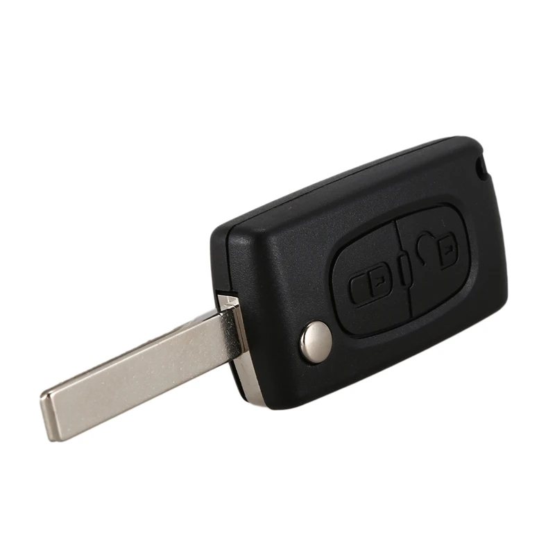 Корпус складной дистанционный ключ для PEUGEOT 206 107 207 307 407/для Citroen C2 C3 C4 C5 C6 чехол 2