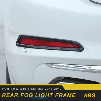

For BMW G30 5 Series 2018 2017 Car Styling Rear Fog Light Lamp Cover Trim Frame Sticker Exterior Accessories
