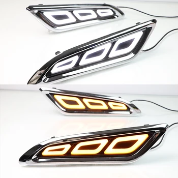 

Car Flashing 1 Pair LED Daytime Running Light Car Fender Side Lamp Turning Signal Light 12V DRL Bulb For Infiniti QX80 2011-2017