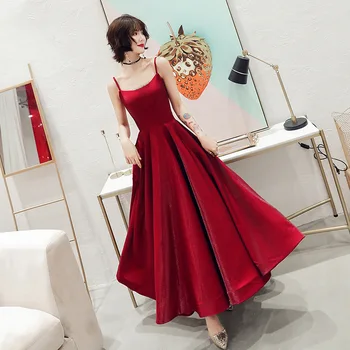 

Womens Bride Party Dress Spaghetti Strap Evening Cheongsam Backless Costume Dress Long Gown Wedding Qipao Retro Vestido XS-XXL