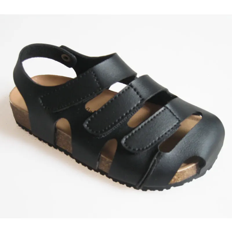 Summer Kids Sandals for Boys and Girls Leather Slipper Unisex Flats with Cool Fashion 1-3-12 Years Old