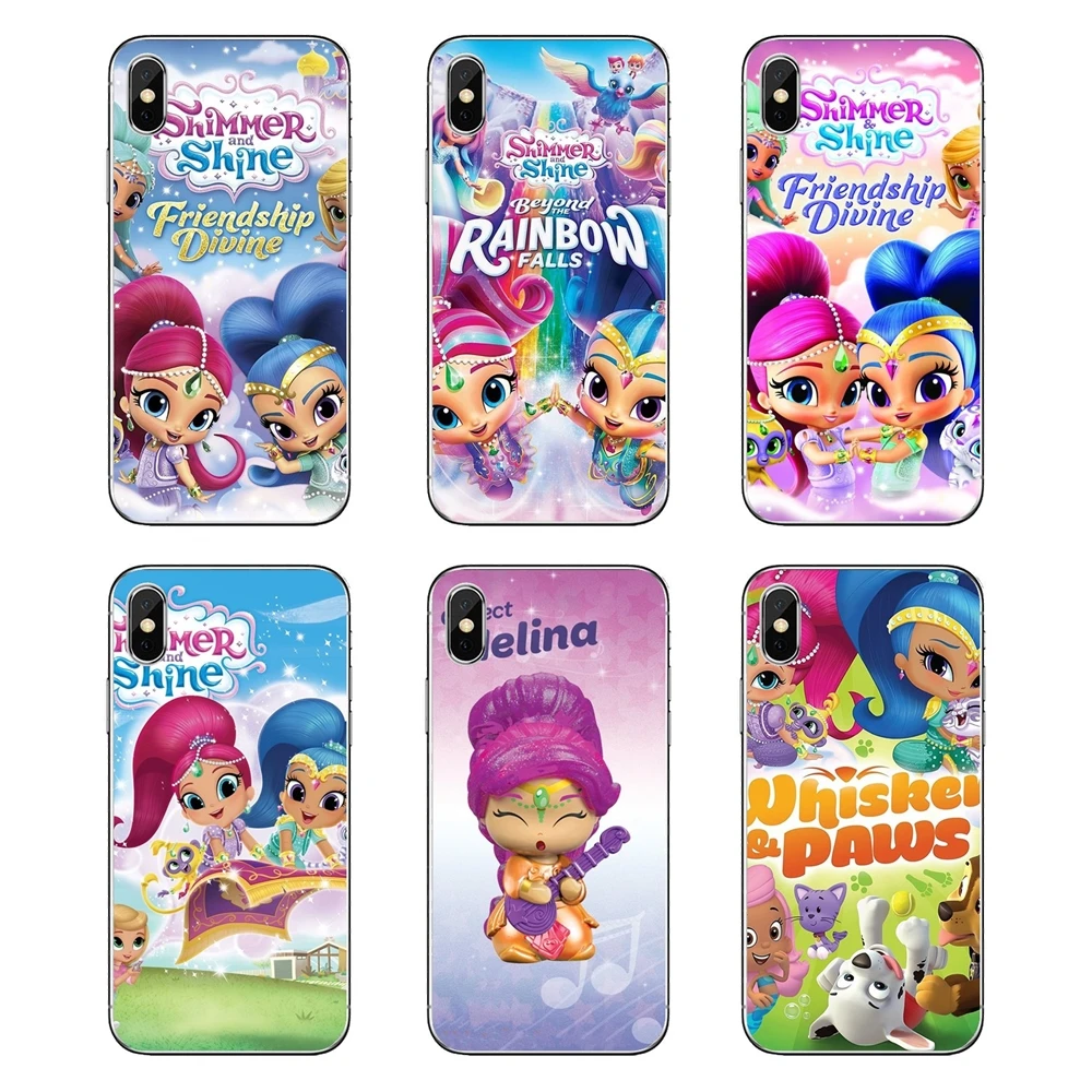 Для samsung Galaxy A5 A6 A7 A8 A9 J4 J5 J7 J8 2017 2018 Plus Prime мягкие прозрачные чехлы Shimmer and Shine Сезон 3 |