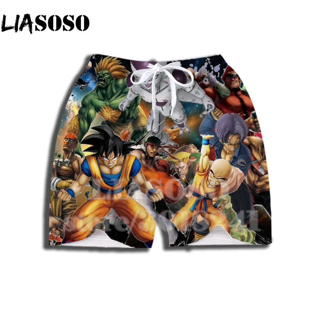 LIASOSO/Детская толстовка для подростков футболка с 3D принтом Dragon Ball Son Goku Детское пальто Топ для мальчиков и девочек, пуловер с круглым вырезом детские толстовки B157