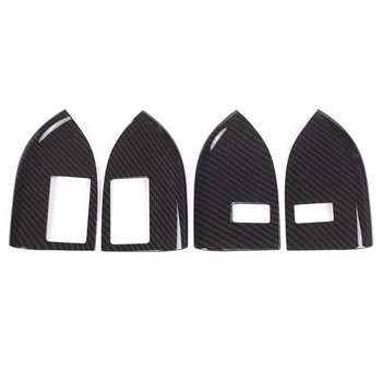 

For Land Rover Range Rover Sport Rr Sport 2014-2017 Abs Plastic Child Lock Frame Cover Trim 4Pcs/Set