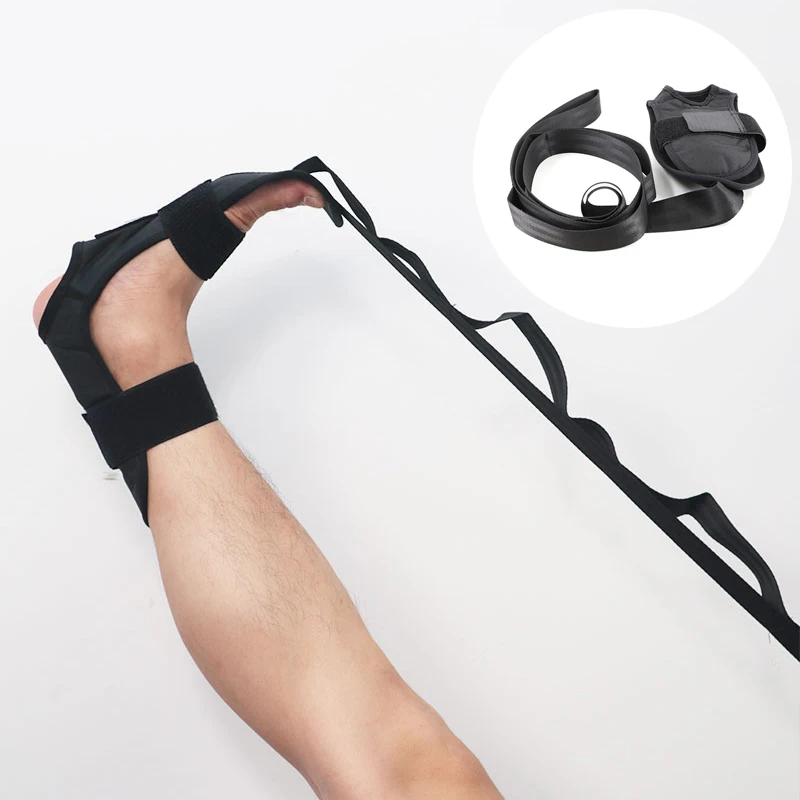 Yoga Flexibility Stretch Belt Foot Leg Rehabilitation Strap Ballet Gymnastics Training Ligament Stretching Support Assist Band
