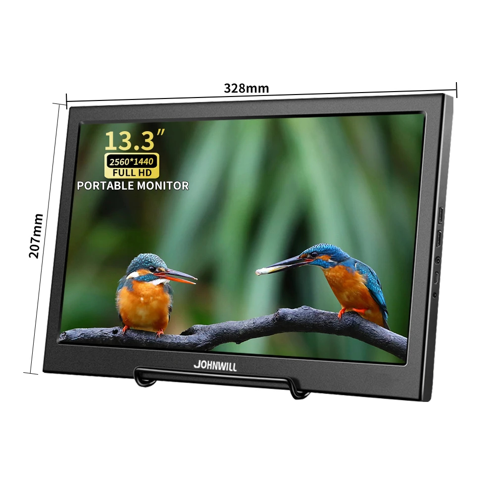 Johnwill Portabel Monitor Sentuh 13.3 