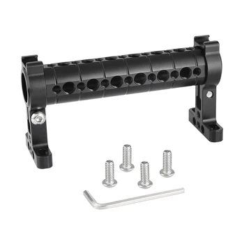 

Kayulin Video Top Handle Action Stabilizing Double-End Adjustment Cheese Handle With Two Handle Mount Adapter For Camera Cage