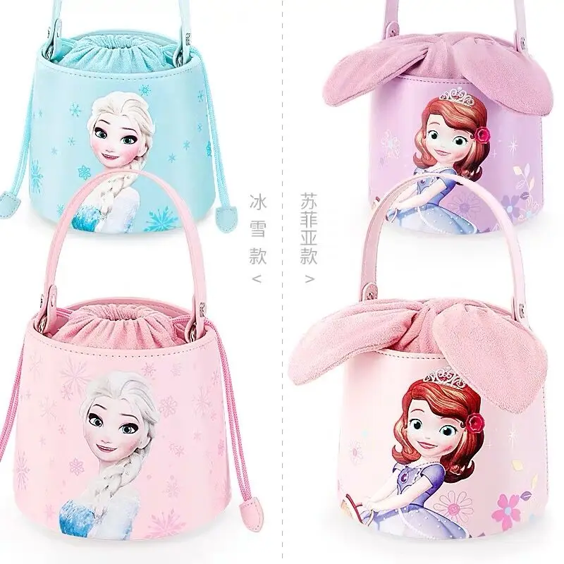 Подлинная disney холодное сердце Эльза Олаф Наклонный один сумка принцесса София модная сумка для девочек Дети Рождество подарок на день рождения