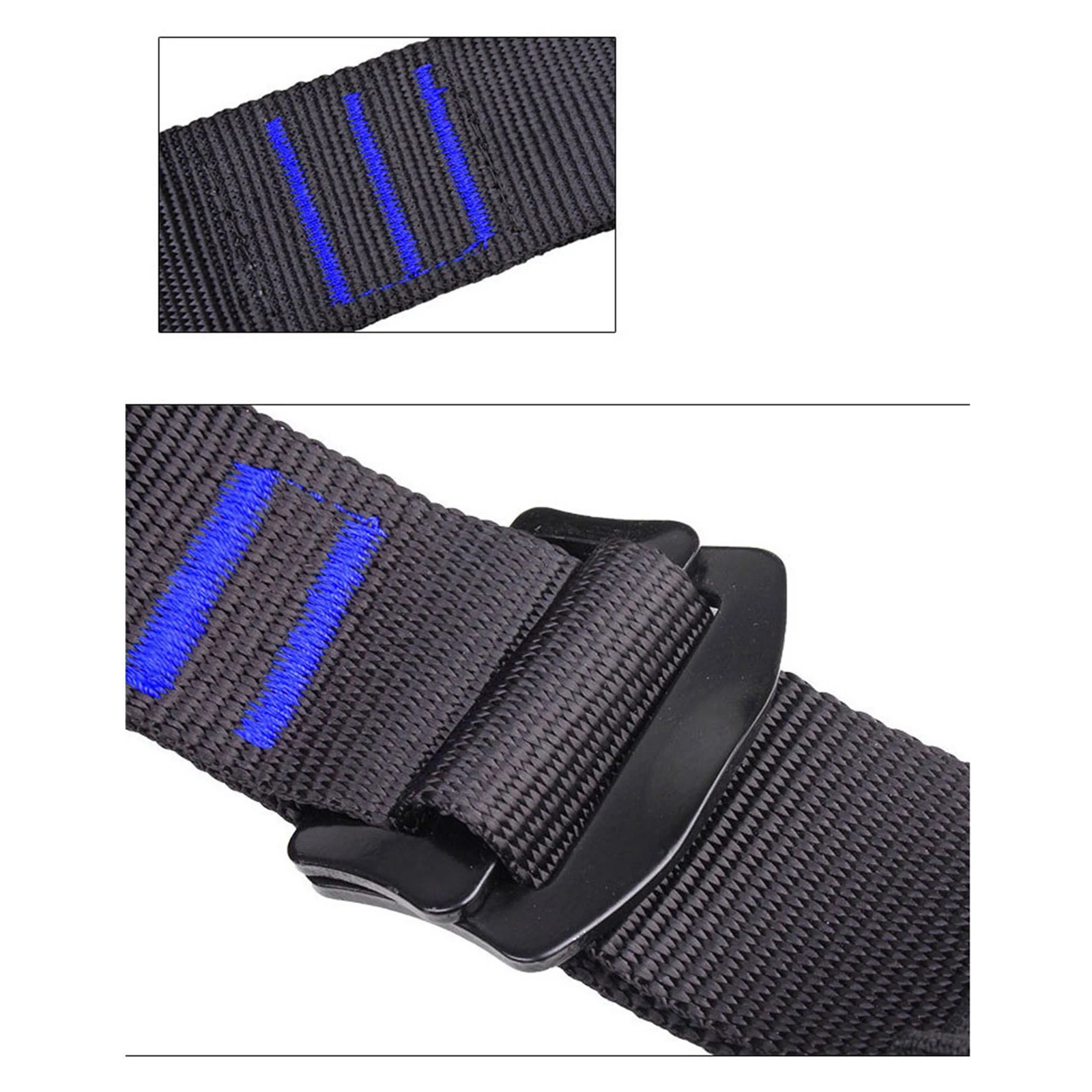 Professional Thicken Safety Tree Rock Climbing Harness Gear Half Body Wider Seat Belt Repelling Roof Safeguard Training