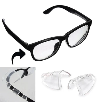 

1Pair Safety Optical Universal Sideshield Side Shields Glasses Wings Safety Glass Flexible Protector Eyewear