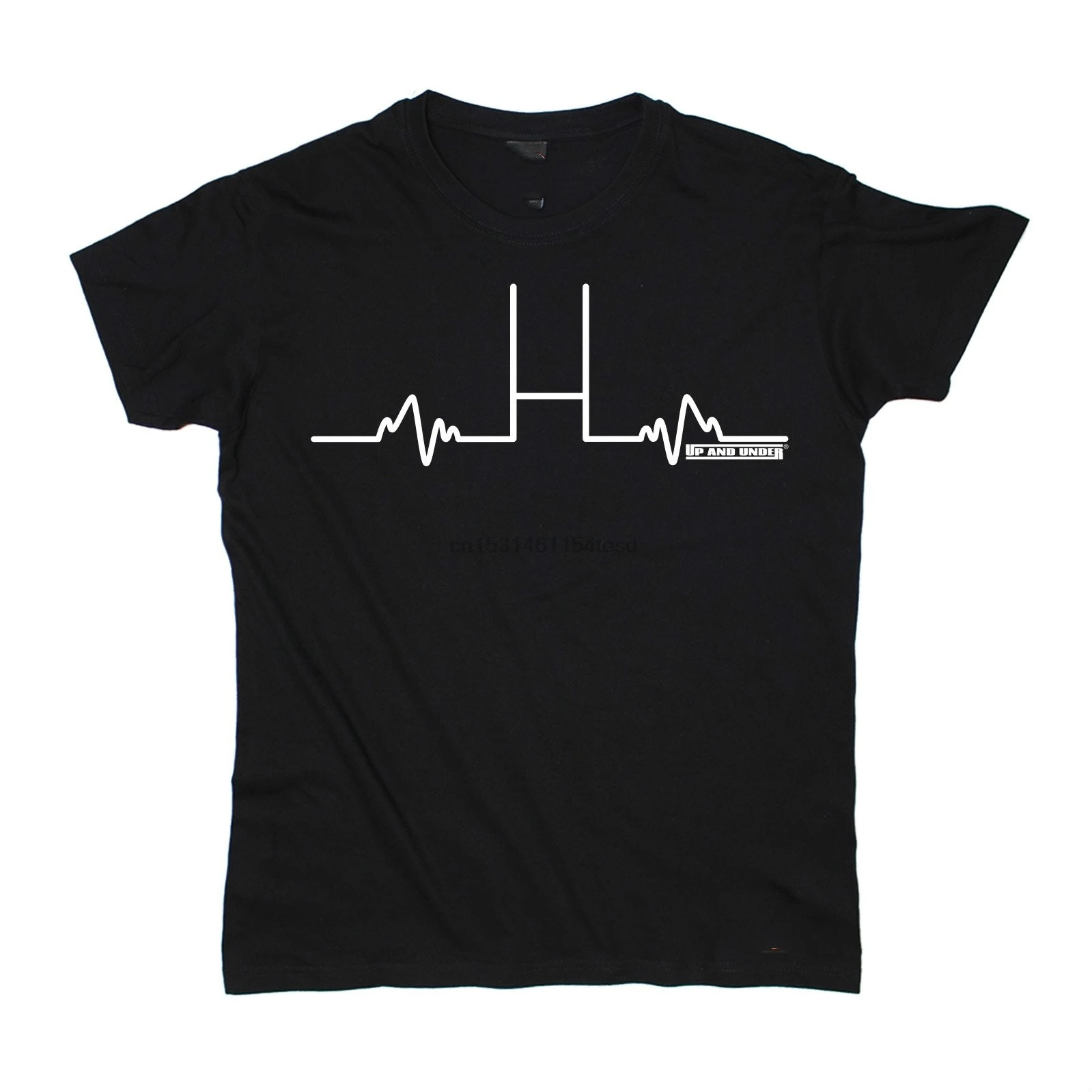 Футболка для регби с пульсом и сердцебиением Живая Любовь ругга сердечный ритм