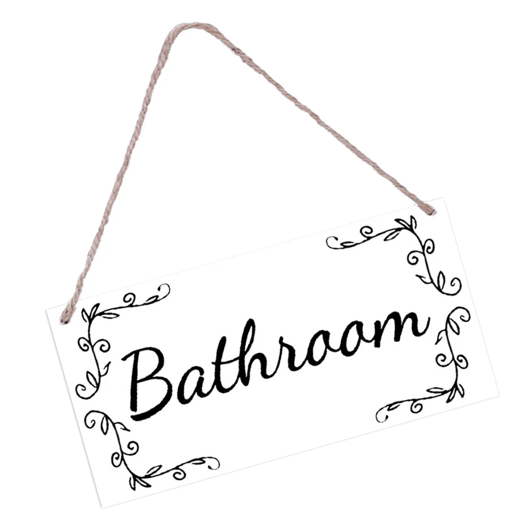 20x10cm Wooden Sign Printed Welcome Characters Wall Hanging Plaque Art Wood Sign Hanging Ornaments Home Decor Wall Decor 