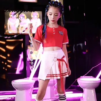 

Baby Girl Catwalk Catwalk Girl Fashion Model Fashion Personality Hip-hop Hip-hop Dance Costume Jazz Dance Kids Clothes Pullover