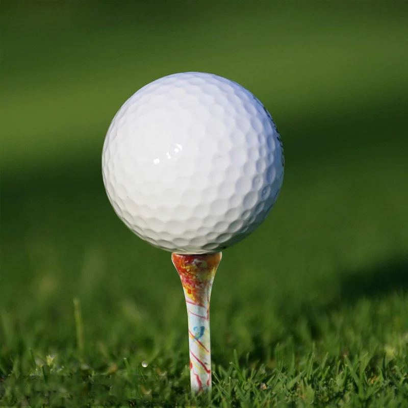 CRESTGOLF 100 шт./упак. 70 мм/2 75 дюйма деревянный гольф футболки тройники из дерева для