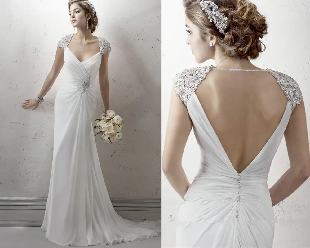 2018 дешевые шифоновые сексуальные платья с открытой спиной Vestido de Festa Longo noiva