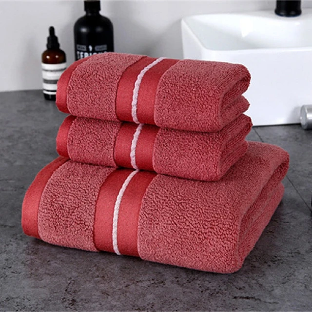 Juego de toallas gruesas de algodón para baño, toalla de ducha grande para  el hogar, Hotel, adultos y niños - AliExpress