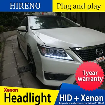 

Car Styling for Toyota Camry headlight 2012-2014 Camry LED Headlight DRL Bi Xenon Lens High Low Beam h7 headlight Accessories