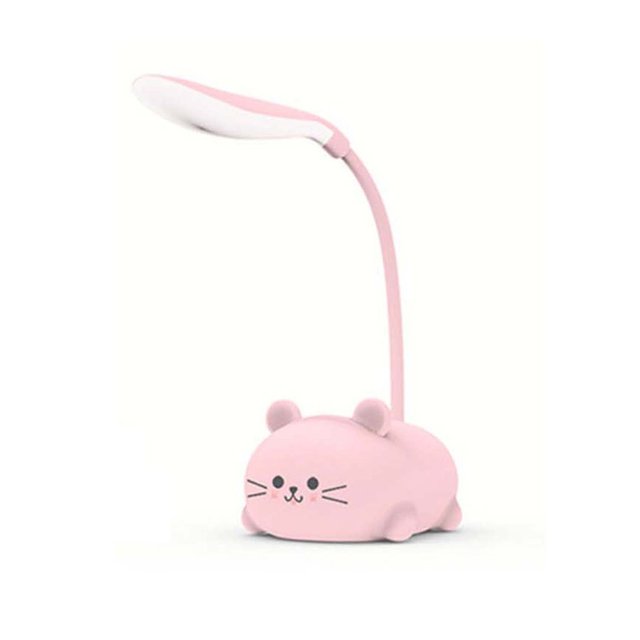 Table Lamp Cartoon Cute Cat Night Light Usb Rechargeable Led Table Light Child Eye Protection Warm White Desk Lamp