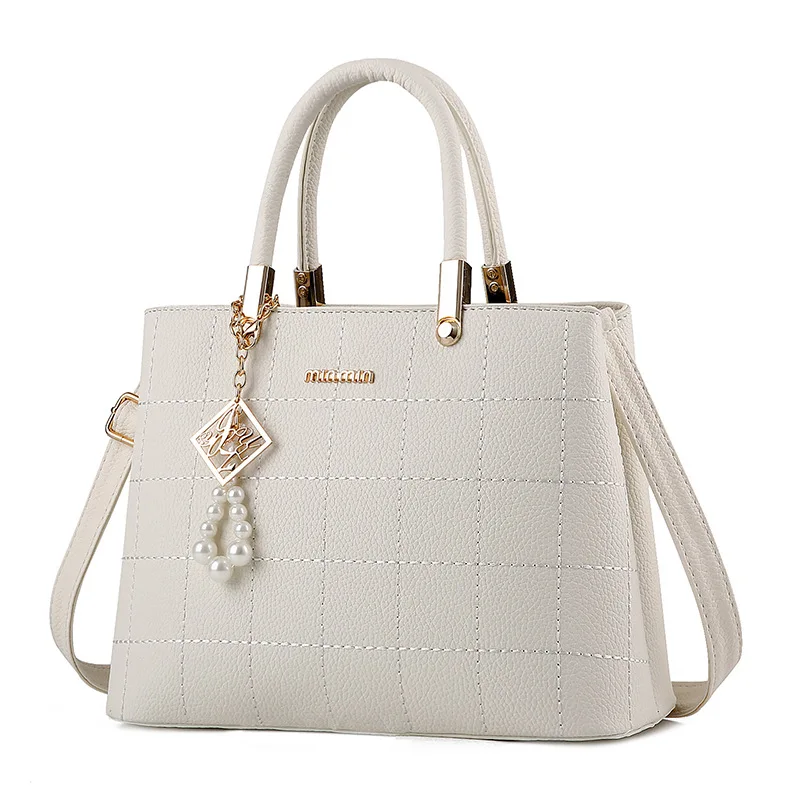 Женская сумка модная кожаная сумка через плечо женская сумка-мессенджер роскошные дизайнерские сумки через плечо Famale жемчужная подвеска сумки