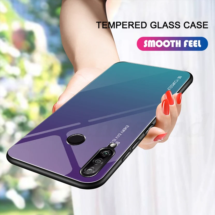 Роскошный стеклянный чехол UPaitou s с градиентом для Huawei Honor 9i 10 9 20 lite 9X Pro 10i 20i 8X Max из