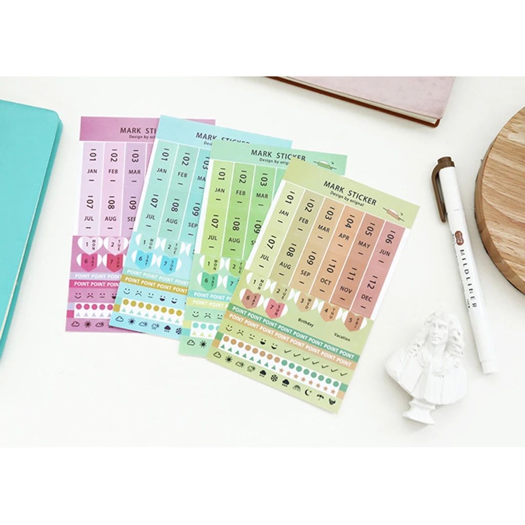Assorted Color Calendar Reminder Stickers Stickers Reminders for Appointments, Assorted Color Calendar Reminder Stickers Stickers Reminders for Appointments,