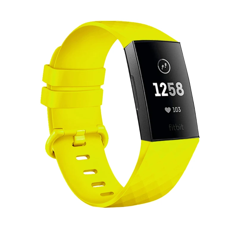 Sport Bands For Fitbit Charge 3 Strap Soft TPU Watch Strap Bracelet Replacement Belt For Fit bit Charge 4 Charge 3 SE Band