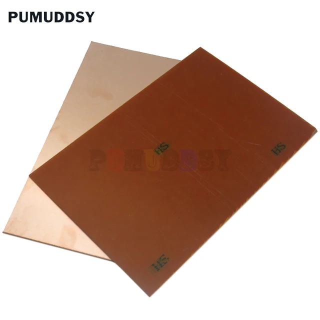 Pumuddsy-Plaque plaquée cuivre simple face, 1 pièce, FR4 PCB 10x15cm 10x15,  kit de bricolage stratifié - AliExpress