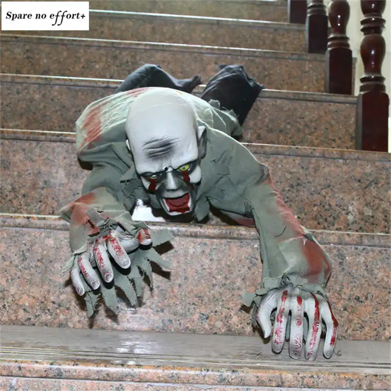 crawling creepy doll