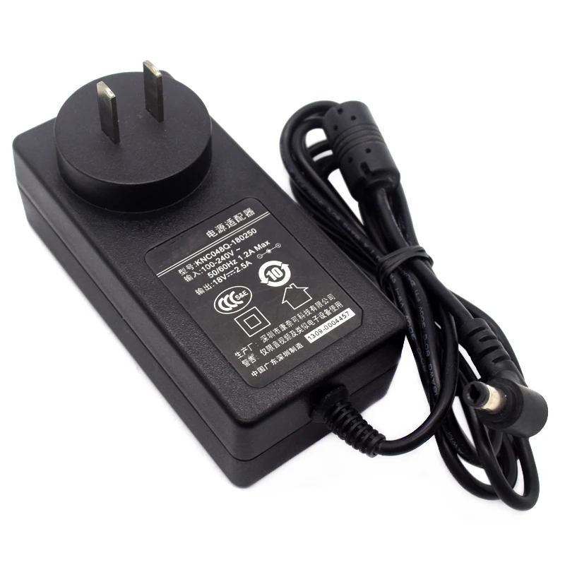 Для Philips Питание адаптер переменного тока Зарядное устройство KNC048Q-180250 18v 2.5A черный-б/у