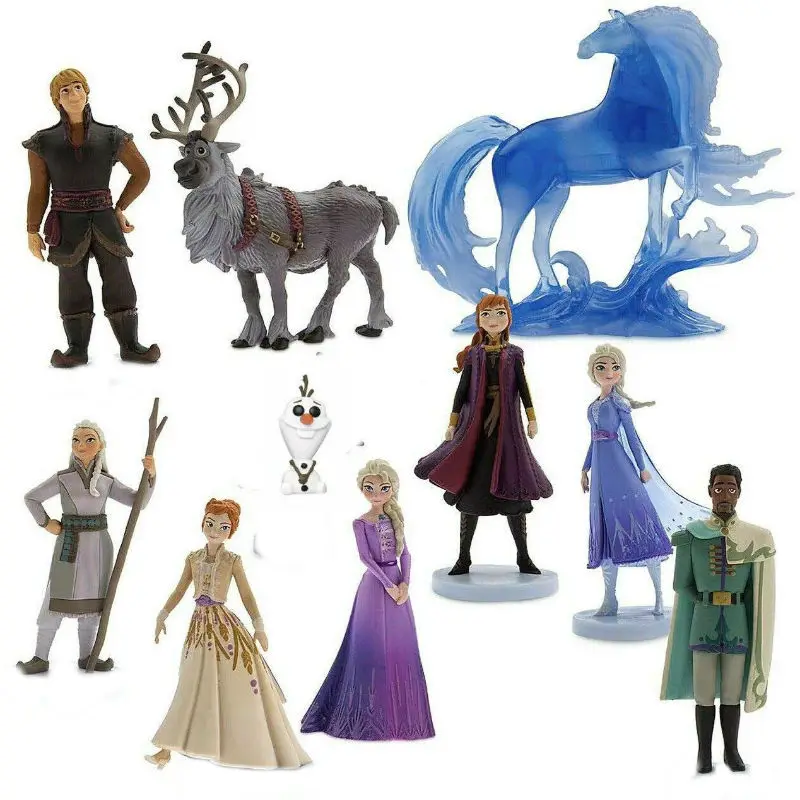 Фигурки героев мультфильма Disney Холодное сердце 2 Эльза Анна Снежная королева ПВХ