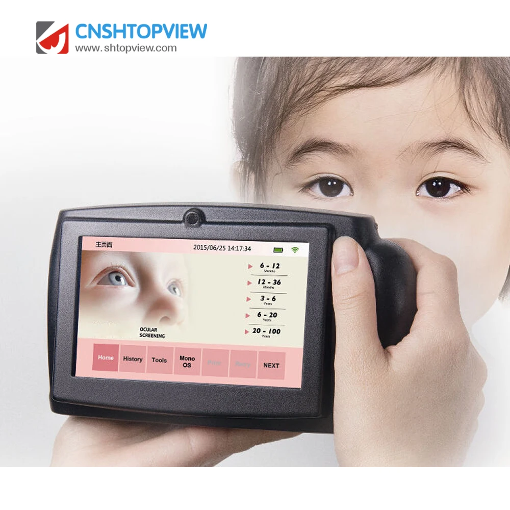 

TPV-800 Portable Vision Screener Handheld Auto Refractometer Refractor 2019 hot sale