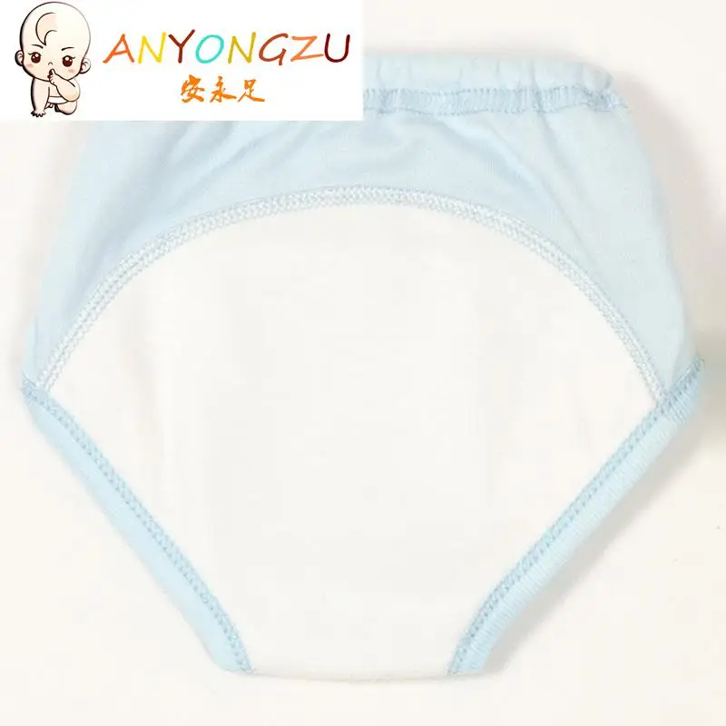 소년 소녀 팬티 재사용 가능한 빨 코튼 기저귀   학습 속옷 기저귀 4 Pcs 사소한 훈련 바지 S M LXL