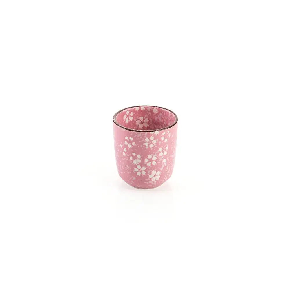 Керамическая чашка OTHERHOUSE, держатель для кофейной чашки, чашки для сока молока, чашки для кафе, портативная кружка в японском стиле - Цвет: Розовый