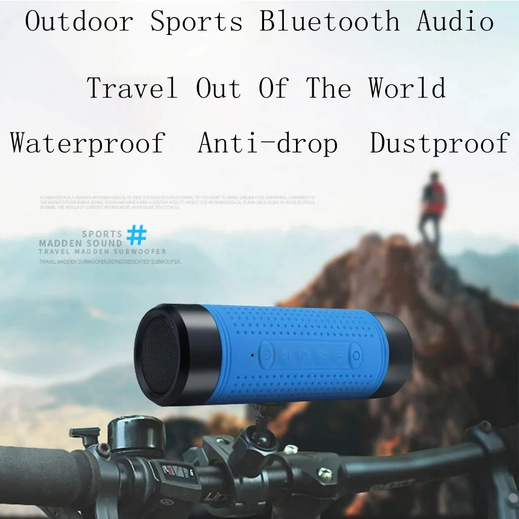 EPULA портативный беспроводной динамик портативный Bluetooth динамик открытый велосипедный водонепроницаемый бас беспроводной бум бокс