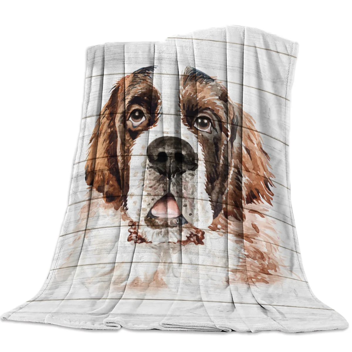 

Planking, St. Bernard, Pet, Dog, Pirate Dog Coral Fleece Fuzzy Blankets on Bed Throws Bedsheet for Kids Girls