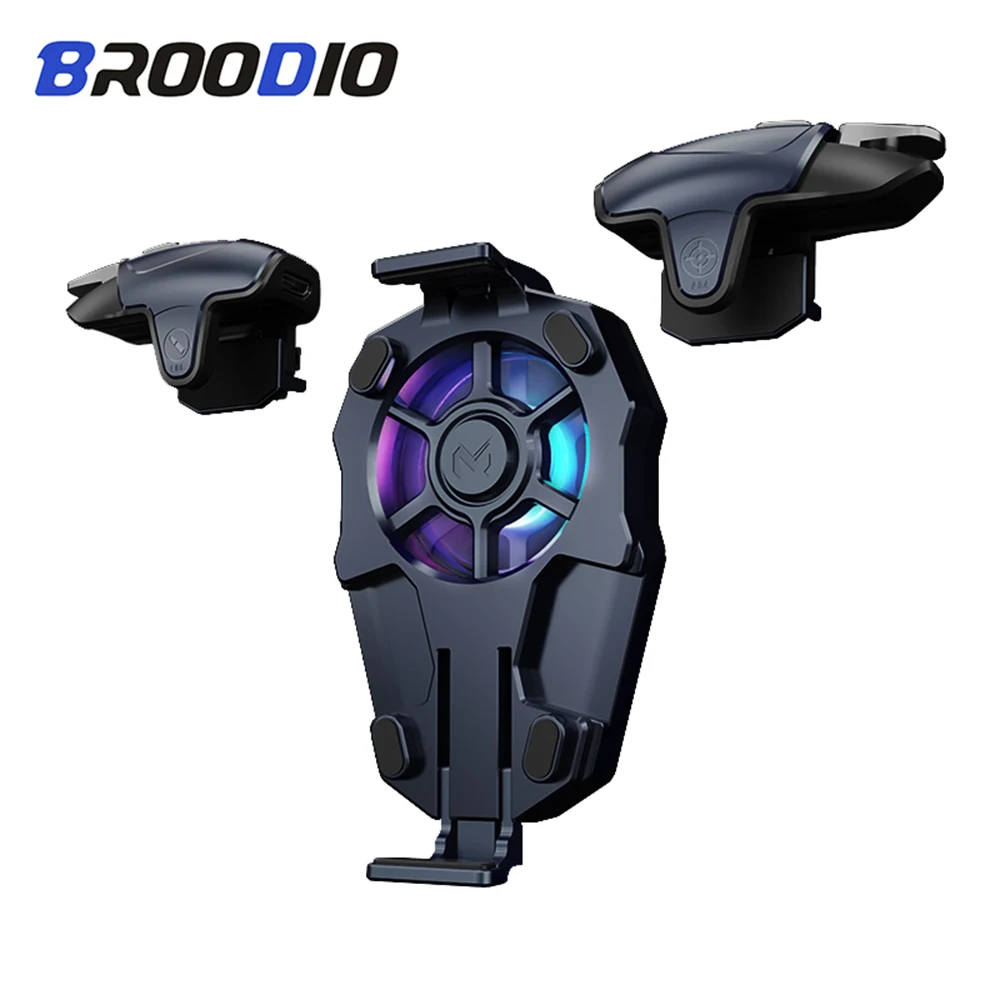 

Joystick For iOS /Android Trigger Control L1R1 For PUBG Game Fire Shooter Portable radiating Controller Capacitance Gamepad